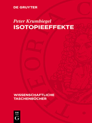 cover image of Isotopieeffekte
